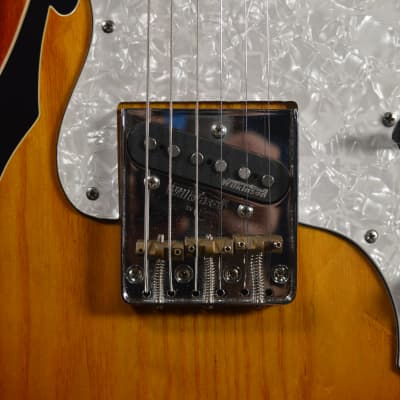 Pre-Owned Dillion T-Style Sunburst Semi-Hollow Electric Guitar image 2