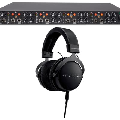 Beyerdynamic DT 1770 Pro 250 Ohm Studio Headphones Bundle with Mackie Headphone Amplifier image 1