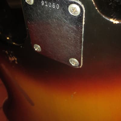 1963 Fender Jazz Bass Sunburst w Original Case Blue Oyster Cult image 7