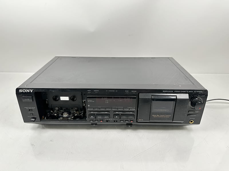 FOR PARTS OR REPAIR Sony TC-WE835S Pro-Grade Dual Tape Deck  			