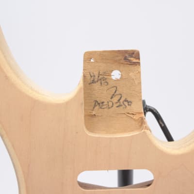 NOS Alvarez Dana Unfinished Electric Guitar Body Project, factory left-over image 16