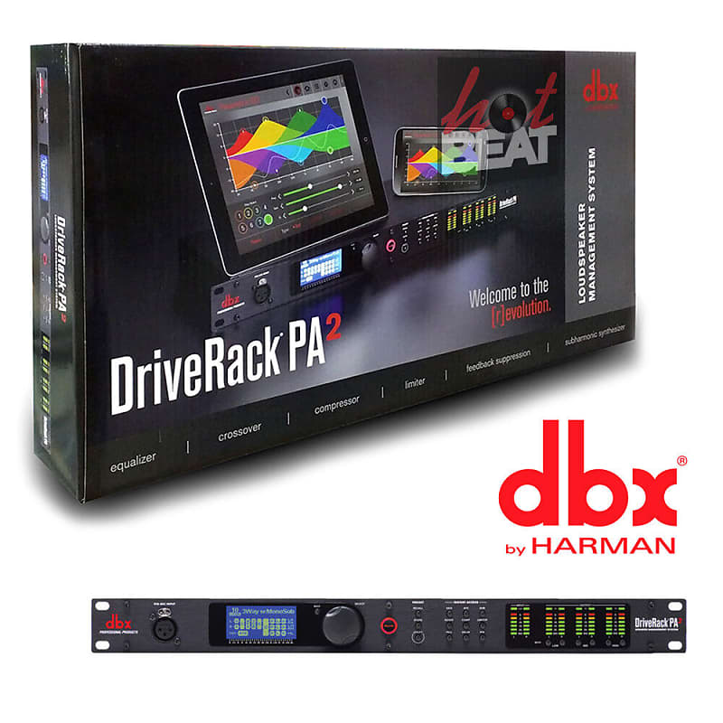 dbx DriveRack PA2 Complete Loudspeaker Management System w/Display USB image 1