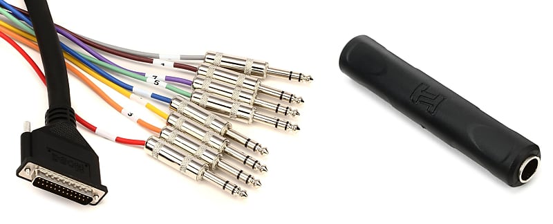 ProCo DA88BQ-3 8-channel DB25 To 1/4-inch TRS Male Audio