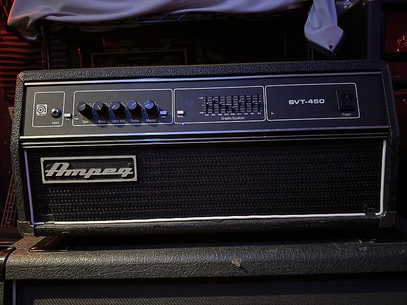 Ampeg SVT-450H Classic Series 450-Watt Bass Amp Head | Reverb