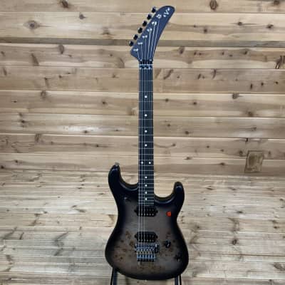 EVH 5150 Series Deluxe Poplar Burl Electric Guitar - Black Burst image 2