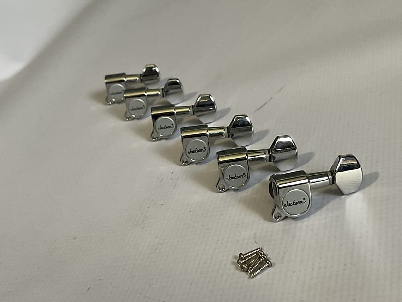 2000's Jackson Dinky Guitar Chrome Jin Ho R3 Korea Tuners Reverb