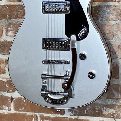 New Gretsch G5260T Electromatic Jet Baritone with Bigsby   Airline Silver, Support Small Business ! image 1