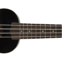 Fender California Venice Soprano Size Ukulele in Black Finish #0971610506 - Demo