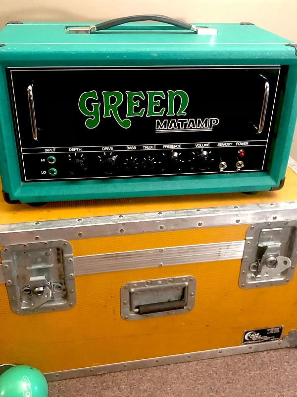 Green Matamp GT200 UK handmade valve guitar amp head