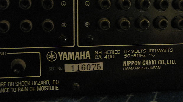 アンプ【YAMAHA】CA-400 Yamaha CA 400 Natural Sound Stereo Amplifier 1975 Brushed