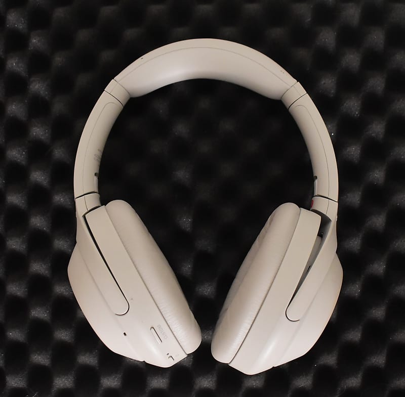 Sony WH-1000XM4 Wireless Active Noise Canceling Over-Ear Headphones - Silver image 1