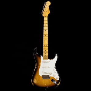 Fender  Custom Shop 1956 Stratocaster Heavy Relic 2013 Sunburst image 5