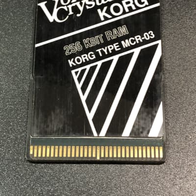 1989 • RAM Card Korg MCR-03 for Wavestation M1 T1 T2 T3 A1 A2 A3 image 1