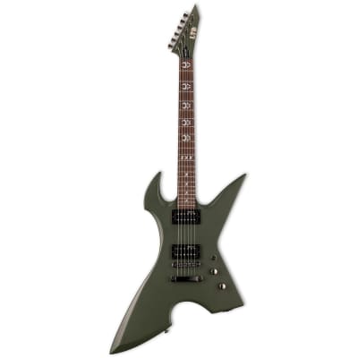 ESP LTD Max Cavalera Signature MAX-200 RPR Electric Guitar - Military Green Satin - Display Model for sale