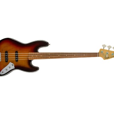 Used Fender Jaco Pastorius Jazz Bass - 3-Color Sunburst w/ Pau Ferro FB image 4