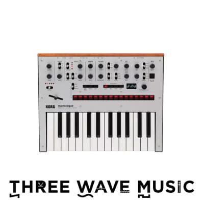 Korg Monologue Silver- Monophonic Analogue Synthesizer [Three Wave Music]