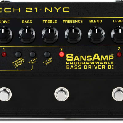 Tech 21 Sansamp Programmable Bass Driver | Reverb