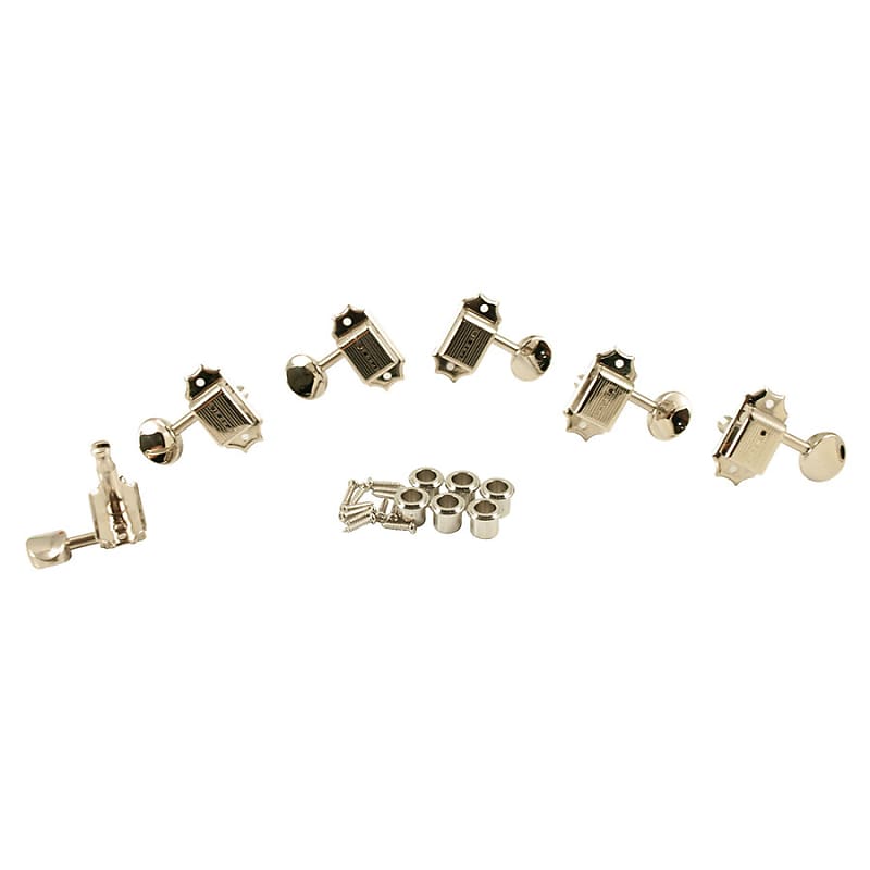 Kluson Traditional 3+3 Oval Metal Buttons Tuning Machines image 1