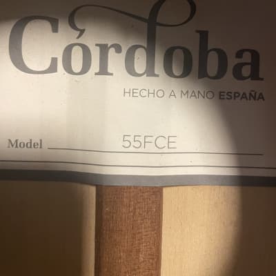 Cordoba 55FCE Thinbody Classical with Electronics image 5