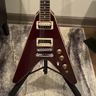 Navigator (ESP Custom shop) Flying-V 2004 - Wine Red | Reverb