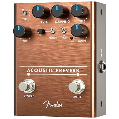 Fender Acoustic Preverb Acoustic Preamp/Reverb Effects Pedal image 3