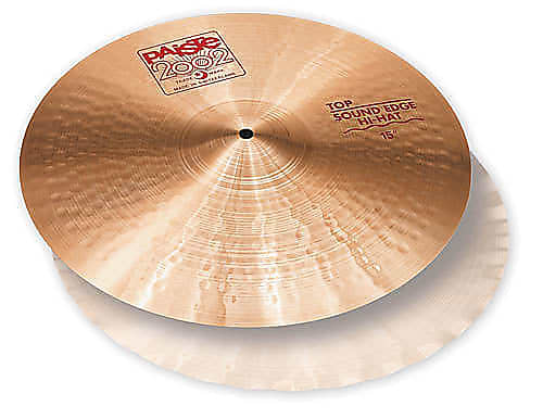 Paiste 15" 2002 Sound Edge Hi-Hat Cymbal (Top) 1980 - Present - Traditional image 1