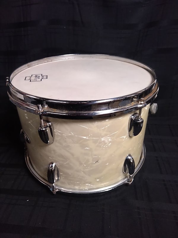 Slingerland 1970's 13x9" White pearl tom Tom Drums (Cherry Reverb