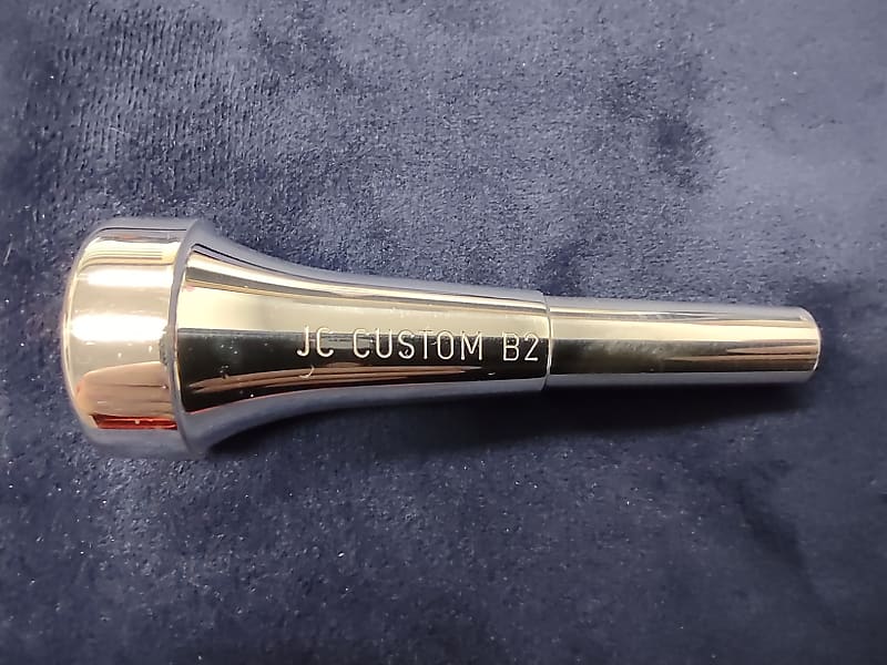 JC Customs Trumpet Mouthpiece Resonance  B2 (1 1/4) Silver image 1