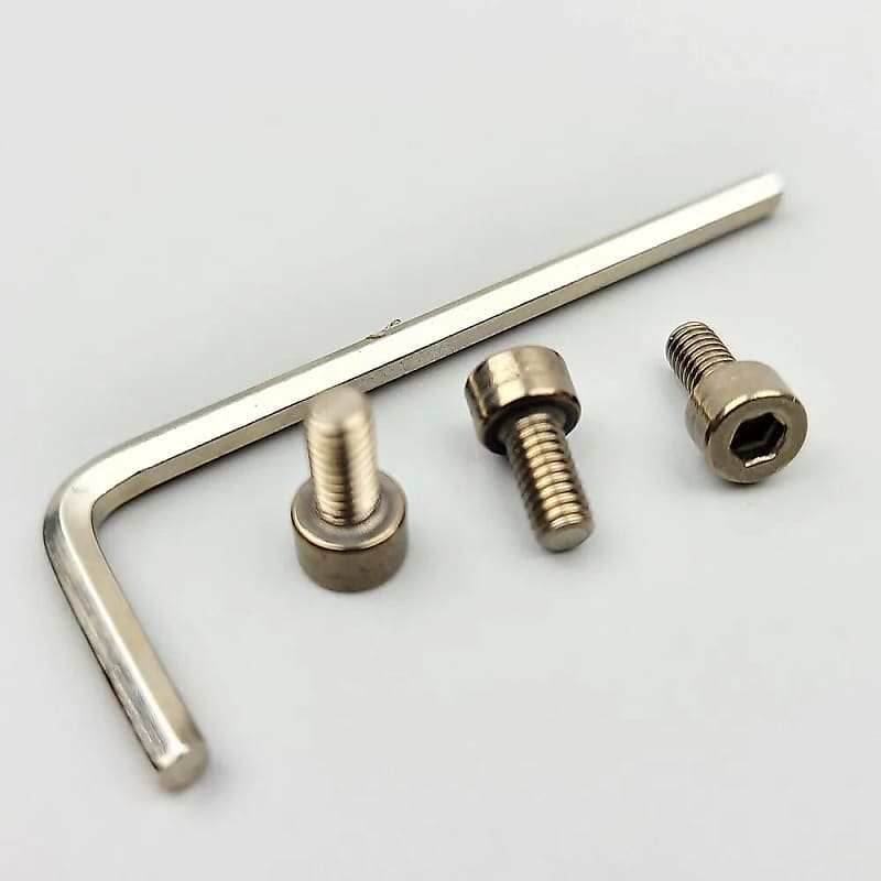 3 Piece Titanium Locking Nut Guitar Screws Reverb UK