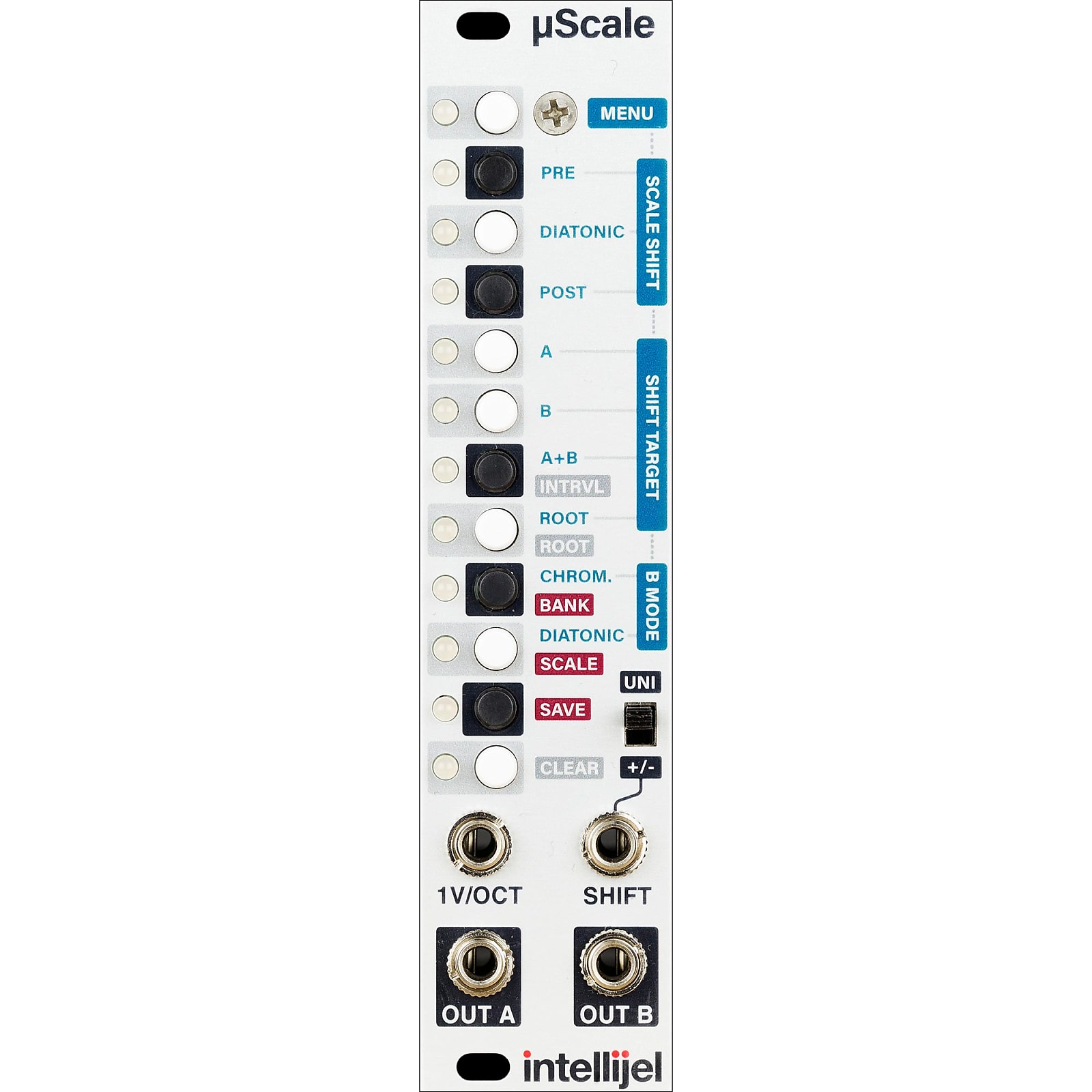 Intellijel uScale II CV Quantizer and Interval Generator Eurorack