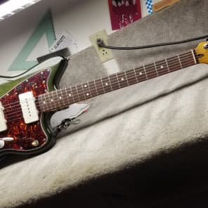 Jazzmaster w/ Custom Hempburst Body, Fender + Upgrades, Lacquer "Partscaster" image 1