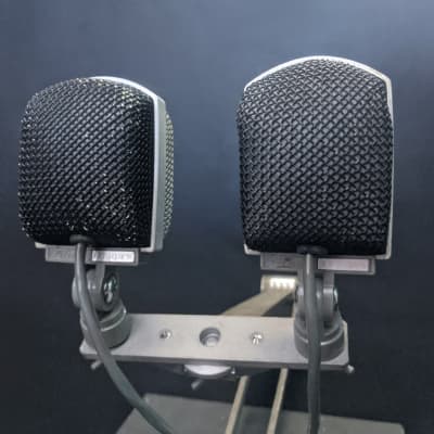 1970s Matched Pair of EAG MD-16N: Dynamic Cardioid Vintage Microphones /w Stand | Hungarian AKG D12 image 11