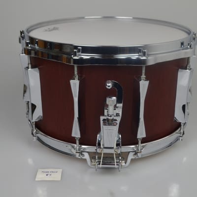 Sonor Phonic Plus D518x MR snare drum 14" x 8", Red Mahogany from 1989 image 14