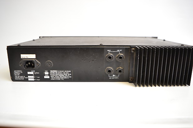 1985 Marshall 6020 200w Solid State Rack Power Amplifier 4 ohm