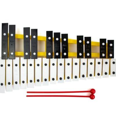 Prokussion 27 Key Chromatic Glockenspiel Xylophone - Yellow image 2