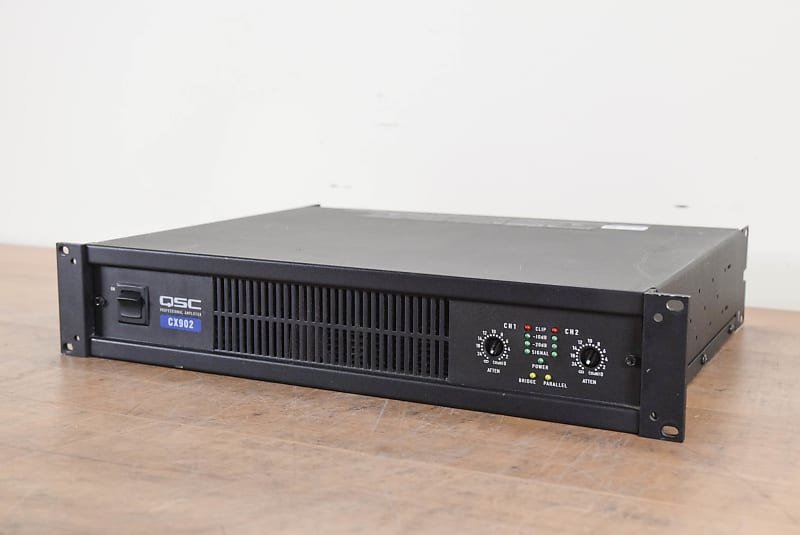 QSC CX902 TwoChannel Power Amplifier (church owned) Reverb UK