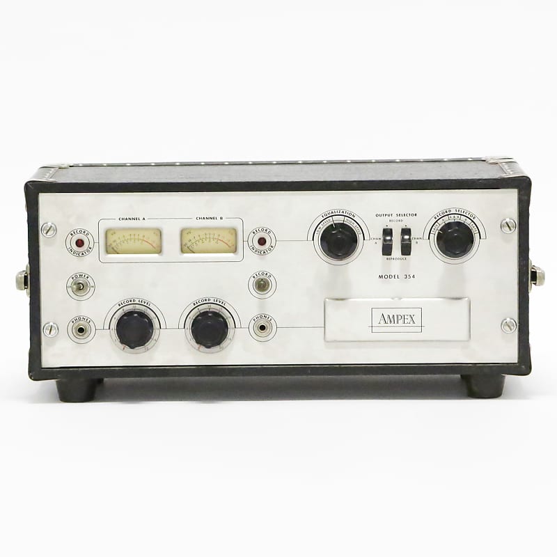 1960s Ampex Model 354 Stereo 2-Channel Tube Preamp Tape | Reverb