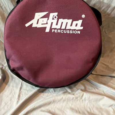 Lefima 10" Tambourine - Double Row - Special Alloy - 18 Pairs of Jingles - and Lefima Padded Tambourine Bag - Brand New Still in Plastic - Early 2000s image 8