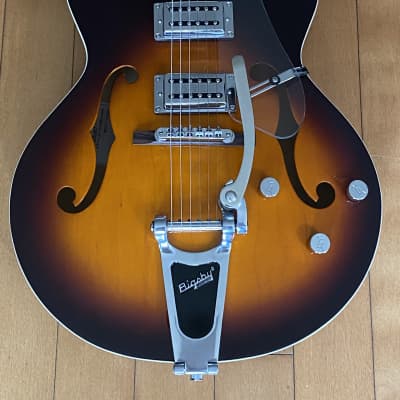 2007 Gretsch G5120 Electromatic Hollow Body with Bigsby - Sunburst - Made in Korea (MIK) - Free Pro Setup image 4