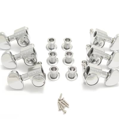 Grover Chrome Original 14:1 Rotomatic Tuners for Gibson®/Epiphone® Guitar 102C image 1