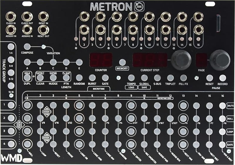 WMD Metron 16 Channel Trigger and Gate Sequencer Module image 1