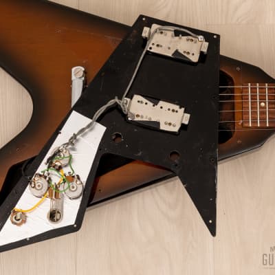 1992 Gibson Flying V '67 Vintage Reissue Sunburst 100% | Reverb