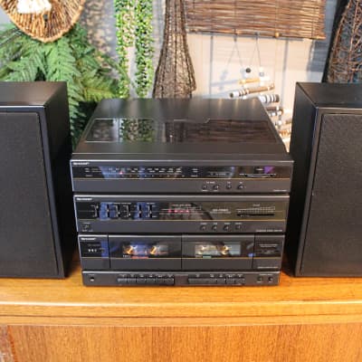 Vintage 1980s Sharp SG-F550 Home Stereo System + Bluetooth See VIDEO image 15