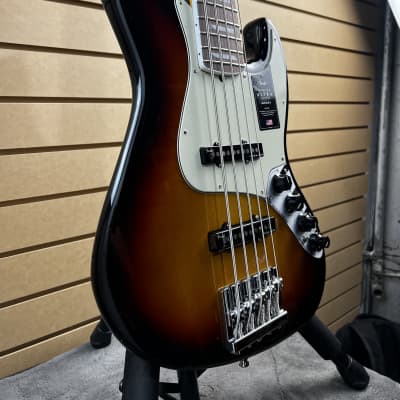 Fender American Ultra Jazz Bass V - Ultraburst w/Rosewood FB & OHSC + PLEK*D #012 image 2