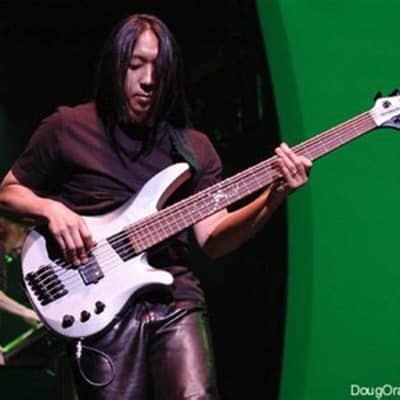 Gorgeous Yamaha RBX 6 JM2 John Myung (Dream Theater) Signature 6-string bass - Inca Silver w/ HSC image 6