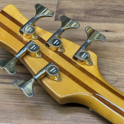Yamaha TRB5P Amber Improved w/ John East Buffer preamp and better electronics image 17