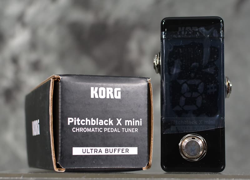 Korg Pitchblack X Mini Chromatic Pedal Tuner True Ultra