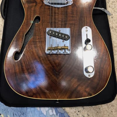 Ramsay Thinline Telecaster-Local Walnut 2018 Natural Walnut for sale