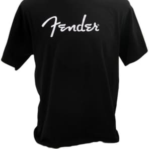 Fender Spaghetti Logo T-Shirt, Black, Large 910-1000-506 image 1