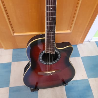 Faster  FT-124 CU/WRS Ovation style Guitar image 11